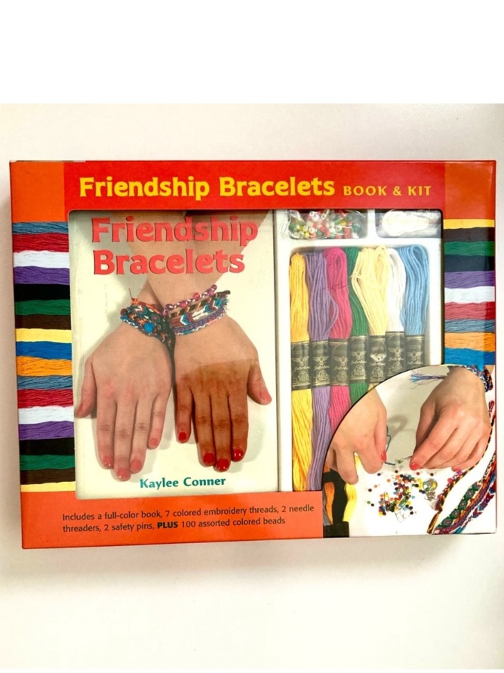 NEW Friendship Bracelet Craft Activity Kit and Book Set